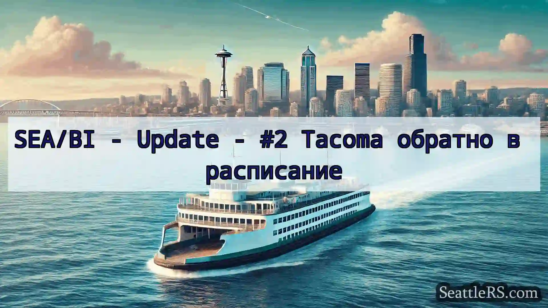 Сиэтл паромные новости SEA/BI - Update - #2 Tacoma