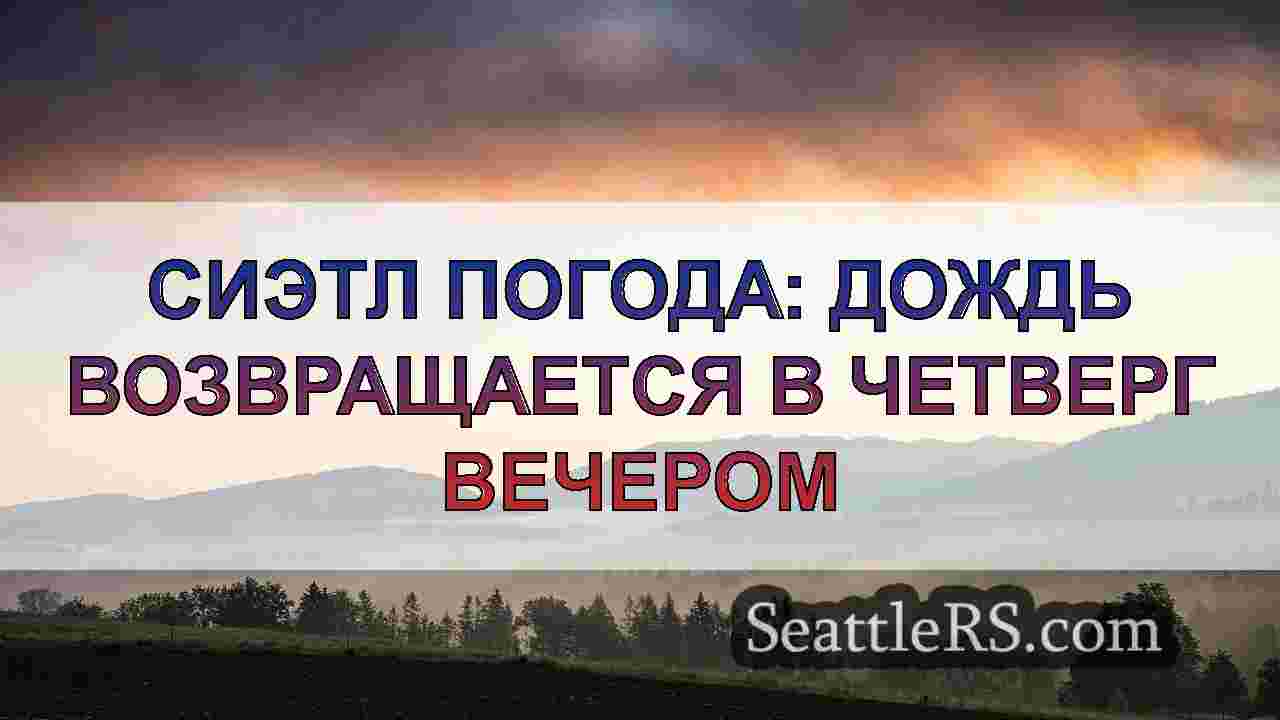 Сиэтл погода: дождь возвращается в