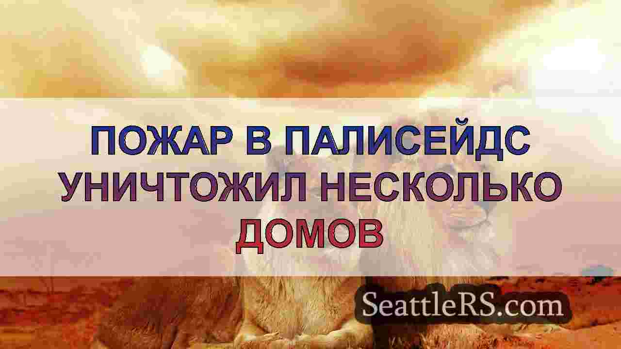 Знаменитости эвакуируются из-за пожара