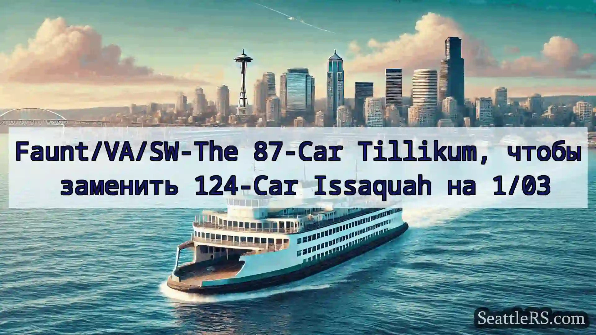 Сиэтл паромные новости Faunt/VA/SW-The 87-Car Tillikum,