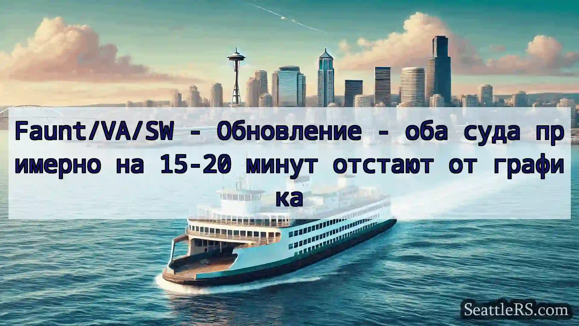 Сиэтл паромные новости Faunt/VA/SW - Обновление - оба