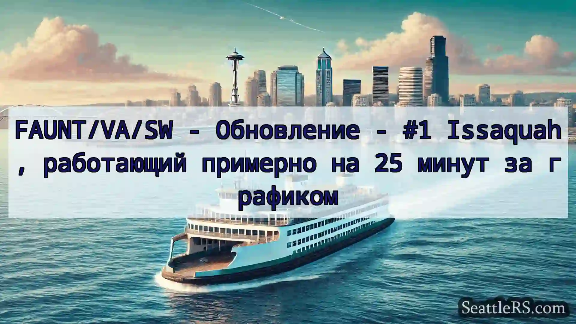 Сиэтл паромные новости FAUNT/VA/SW - Обновление - #1