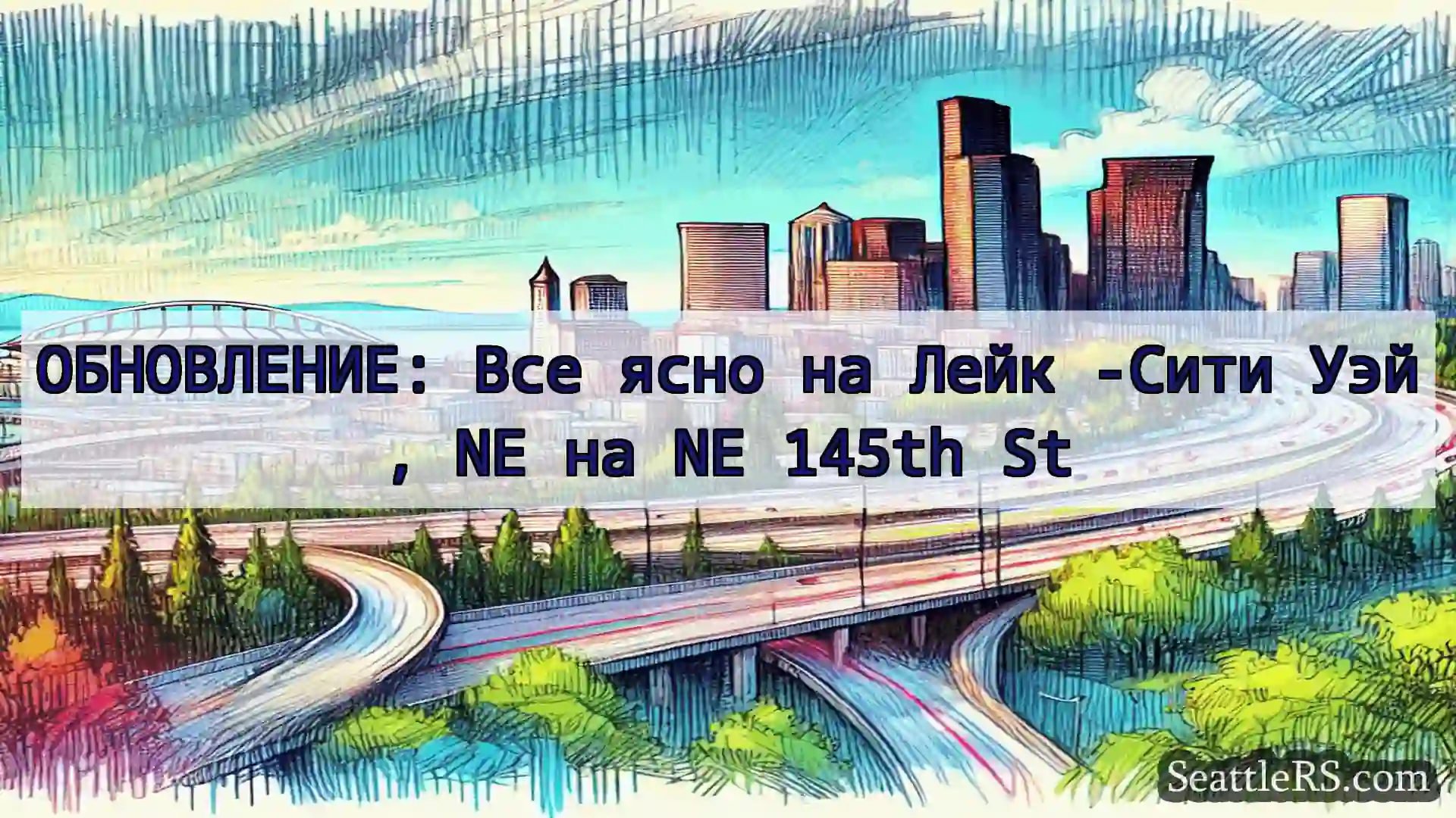 Транспортные новости Сиэтла ОБНОВЛЕНИЕ: Все ясно на Лейк -Сити