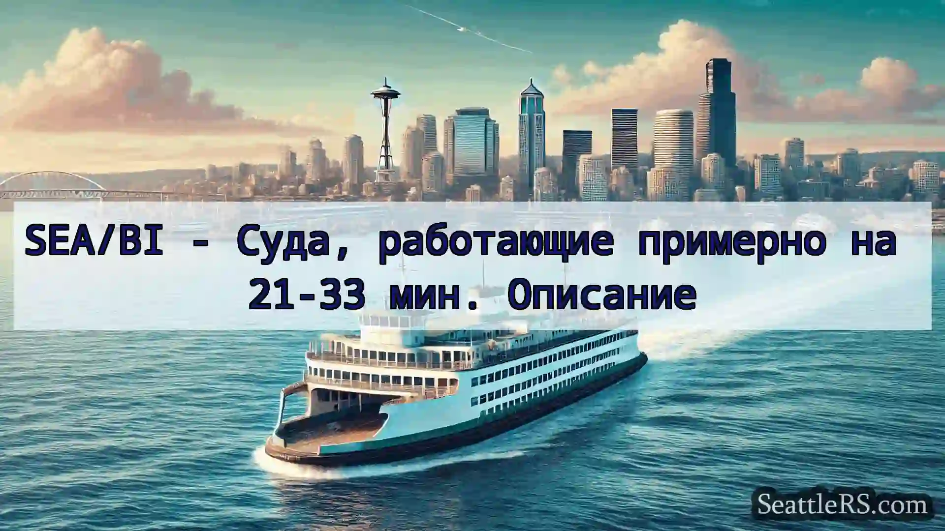 Сиэтл паромные новости SEA/BI - Суда, работающие примерно