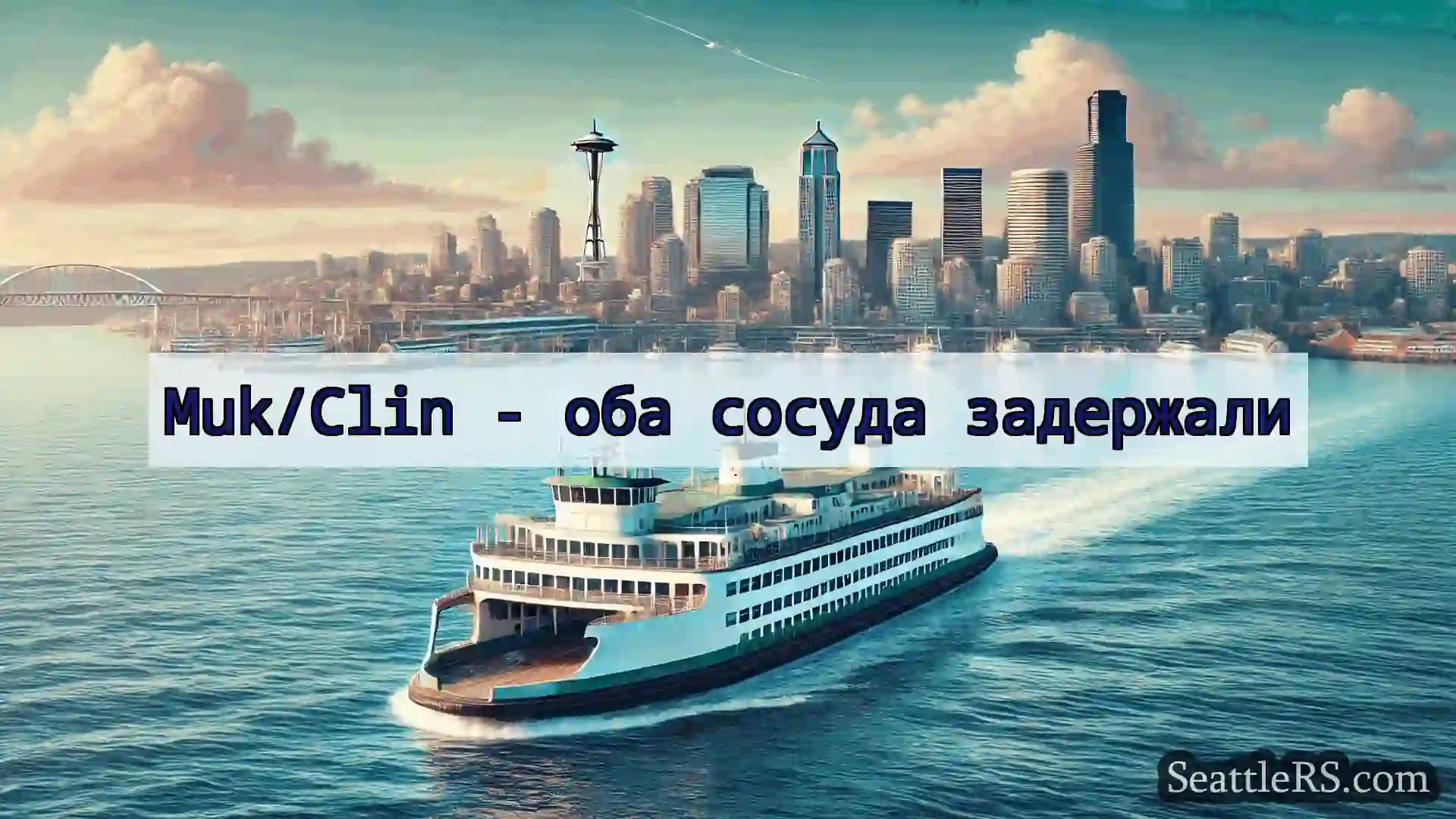 Сиэтл паромные новости Muk/Clin - оба сосуда задержали