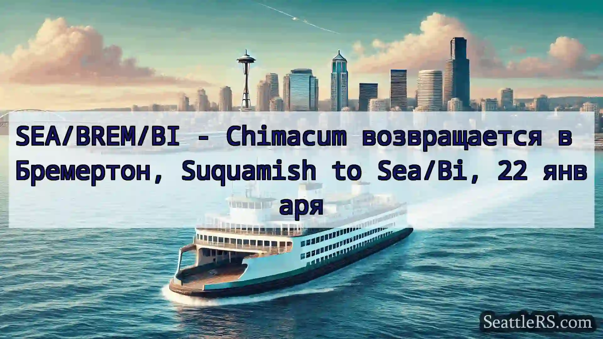 Сиэтл паромные новости SEA/BREM/BI - Chimacum