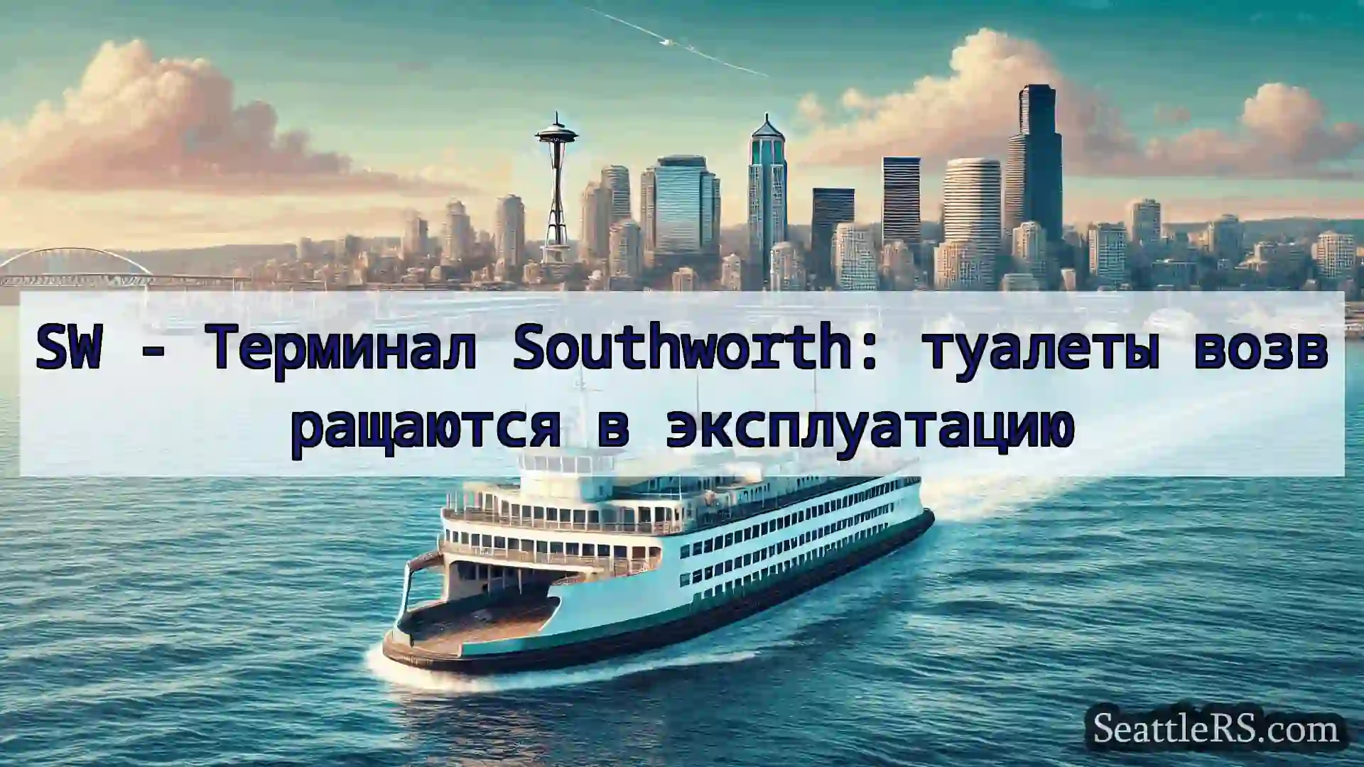 Сиэтл паромные новости SW - Терминал Southworth: туалеты