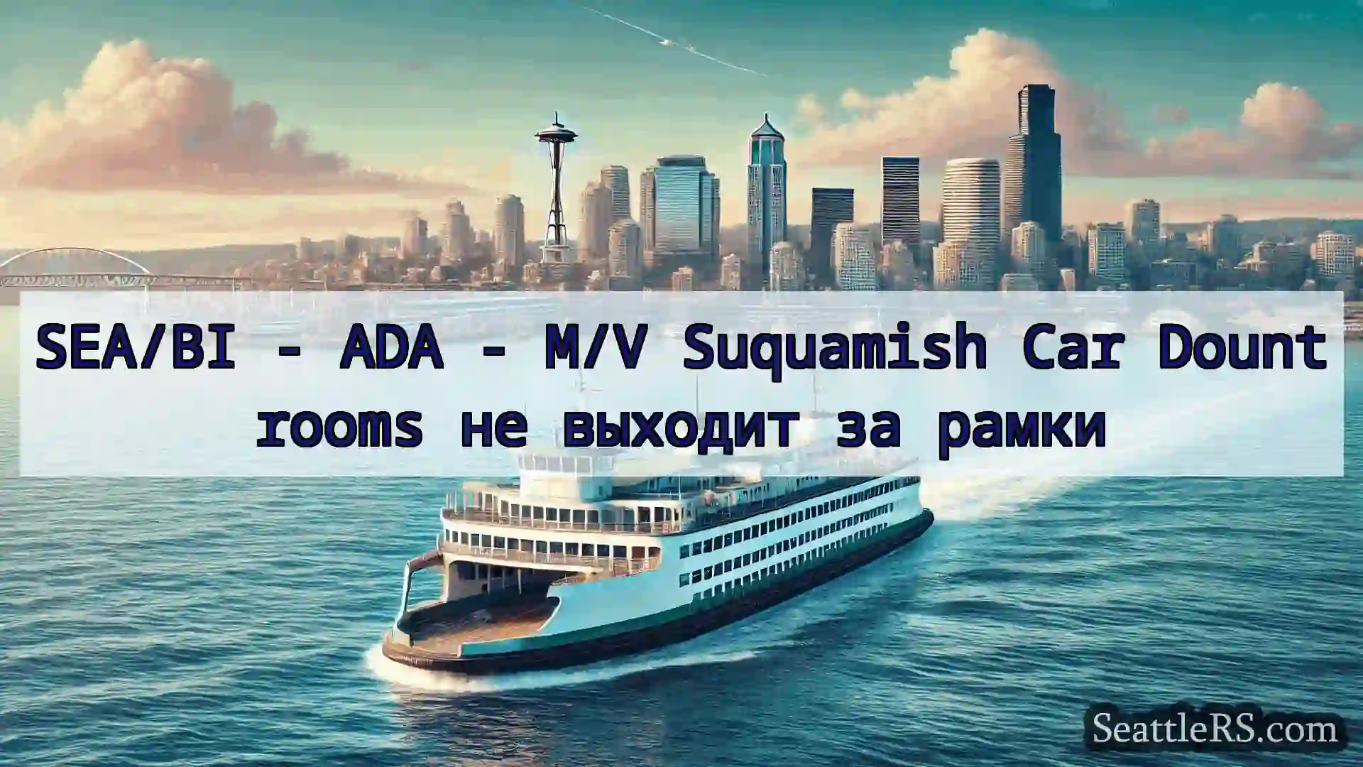 Сиэтл паромные новости SEA/BI - ADA - M/V Suquamish Car