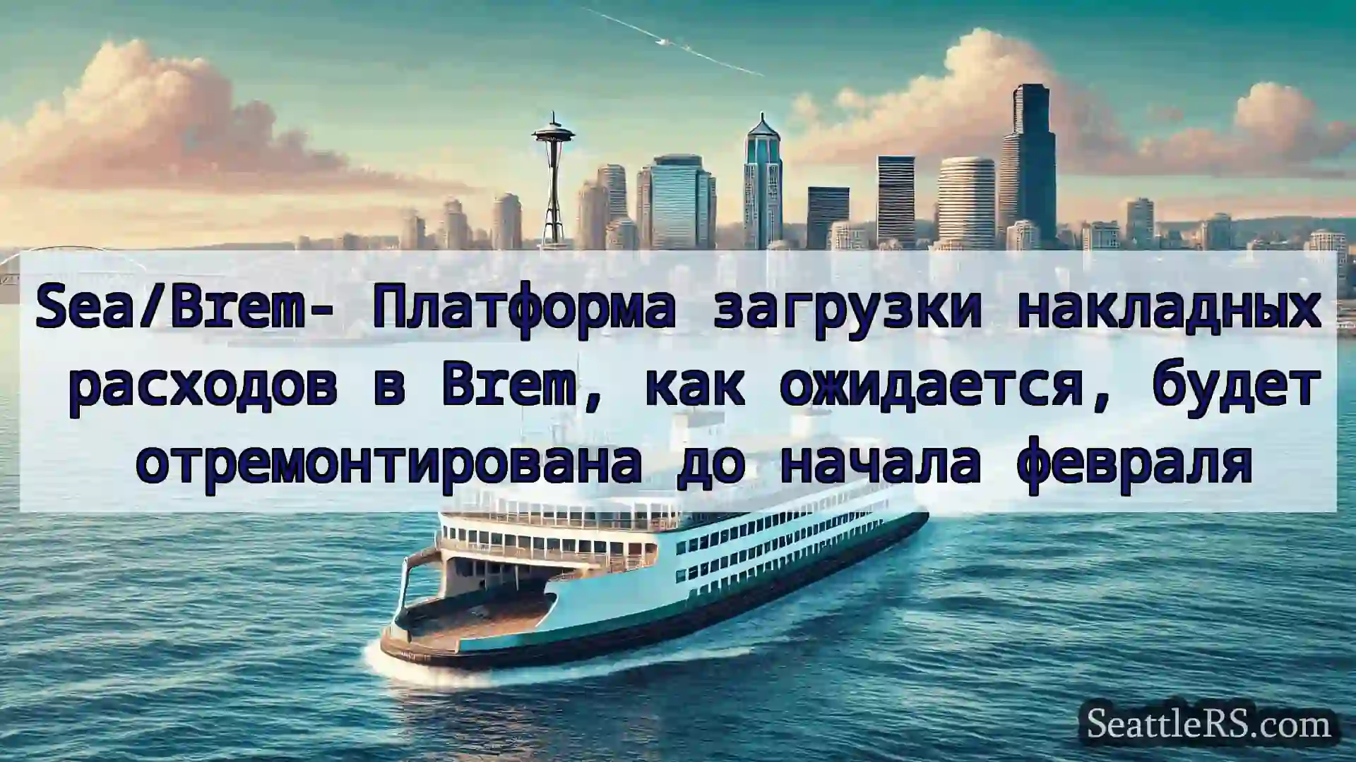 Сиэтл паромные новости Sea/Brem- Платформа загрузки
