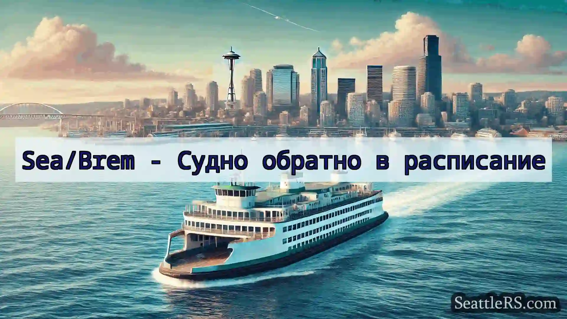Сиэтл паромные новости Sea/Brem - Судно обратно в