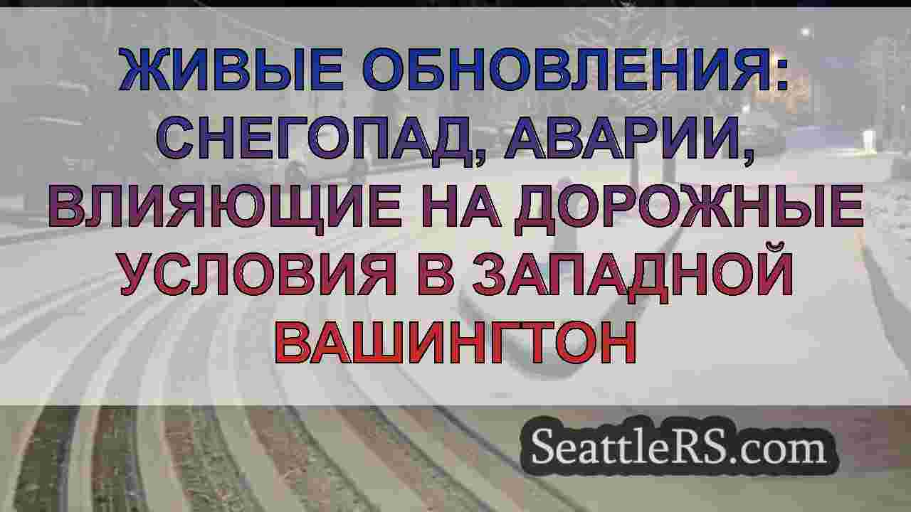 Живые обновления: снегопад, аварии,