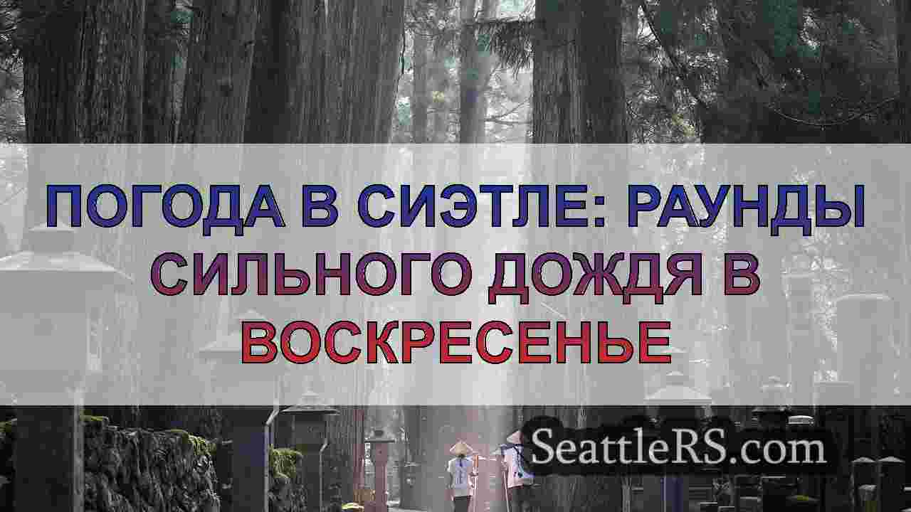 Погода в Сиэтле: раунды сильного дождя