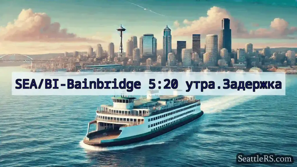 Сиэтл паромные новости SEA/BI-Bainbridge 5:20