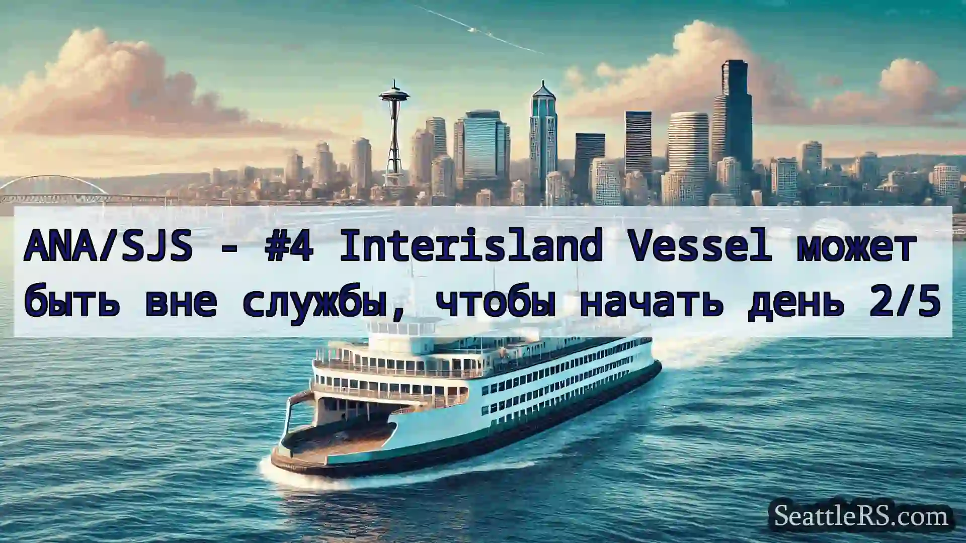 Сиэтл паромные новости ANA/SJS - #4 Interisland Vessel
