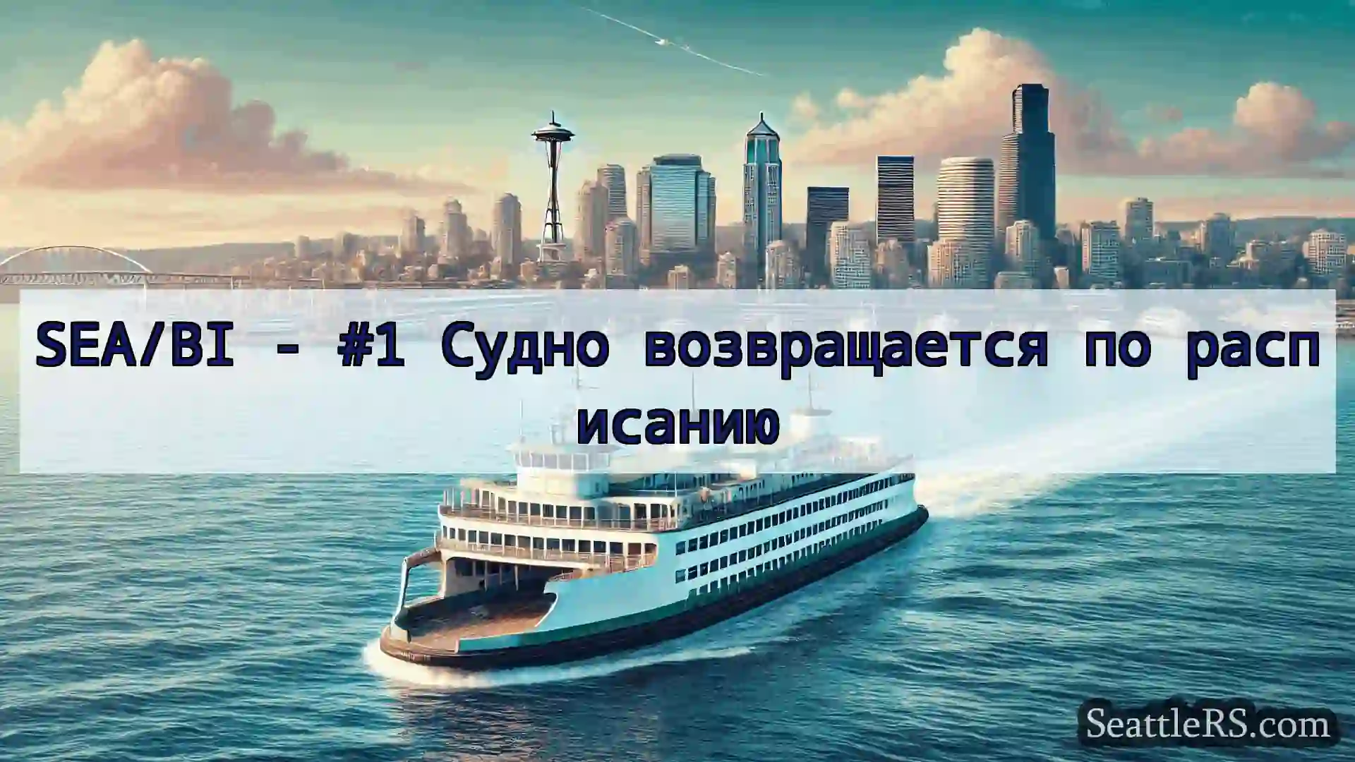 Сиэтл паромные новости SEA/BI - #1 Судно возвращается по