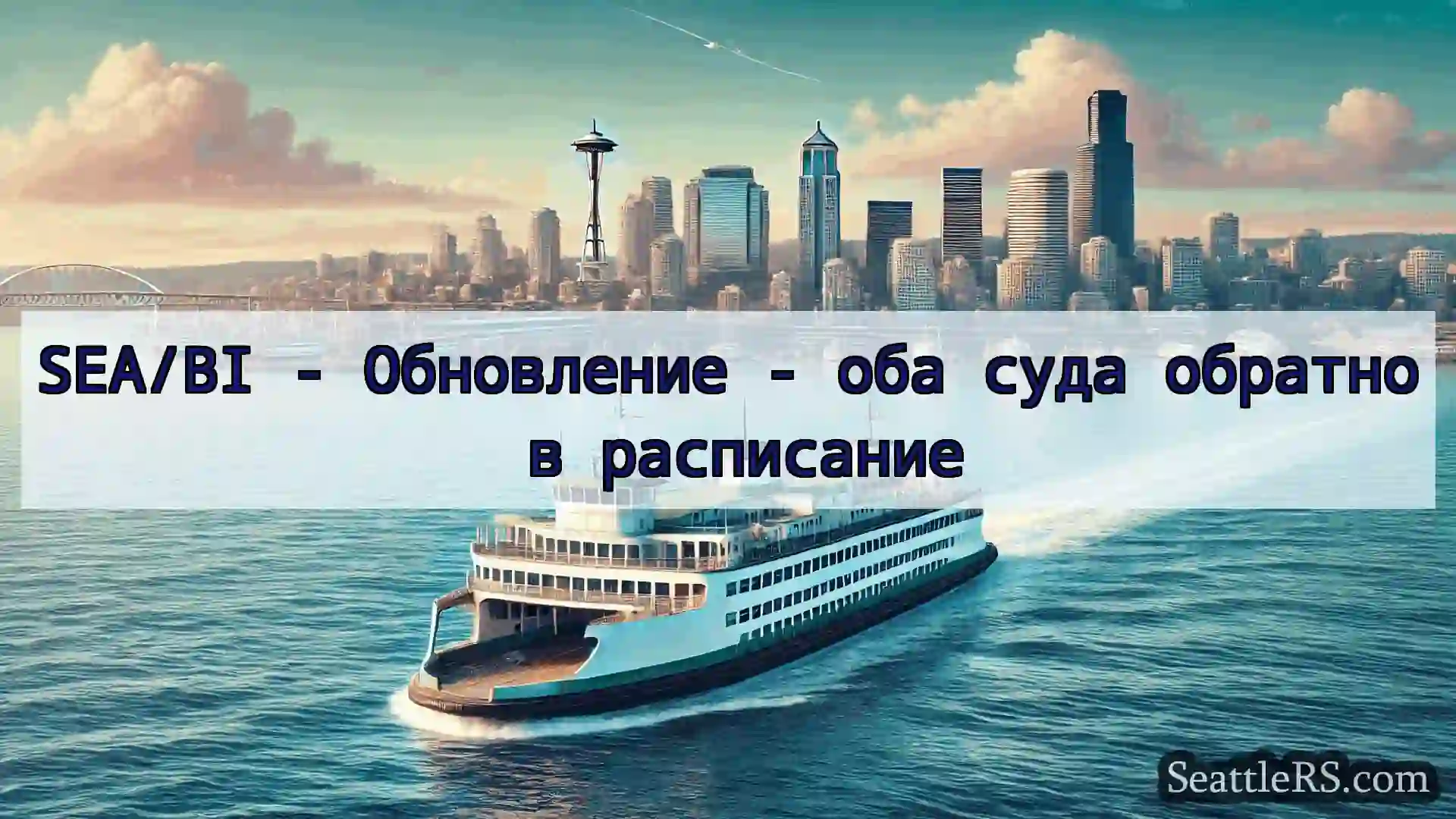 SEA/BI - Обновление - оба суда обратно в
