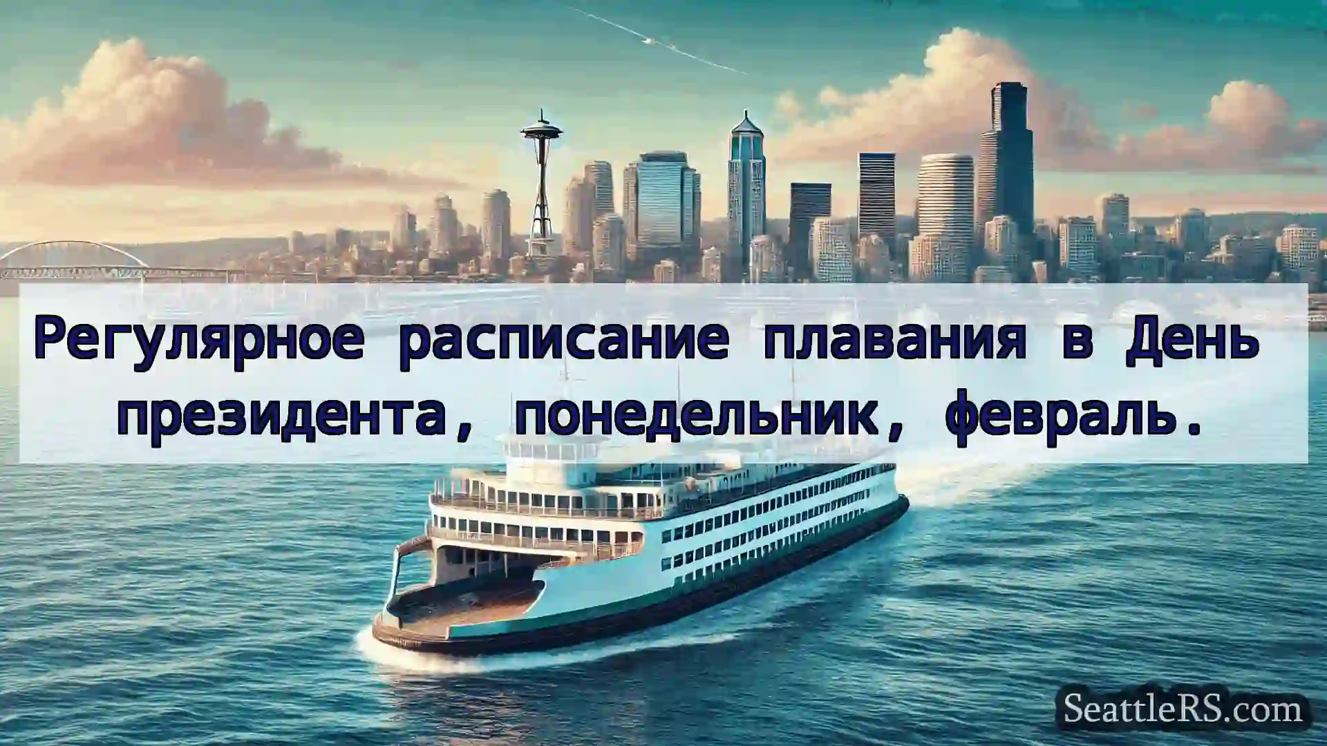 Регулярное расписание плавания в День президента,