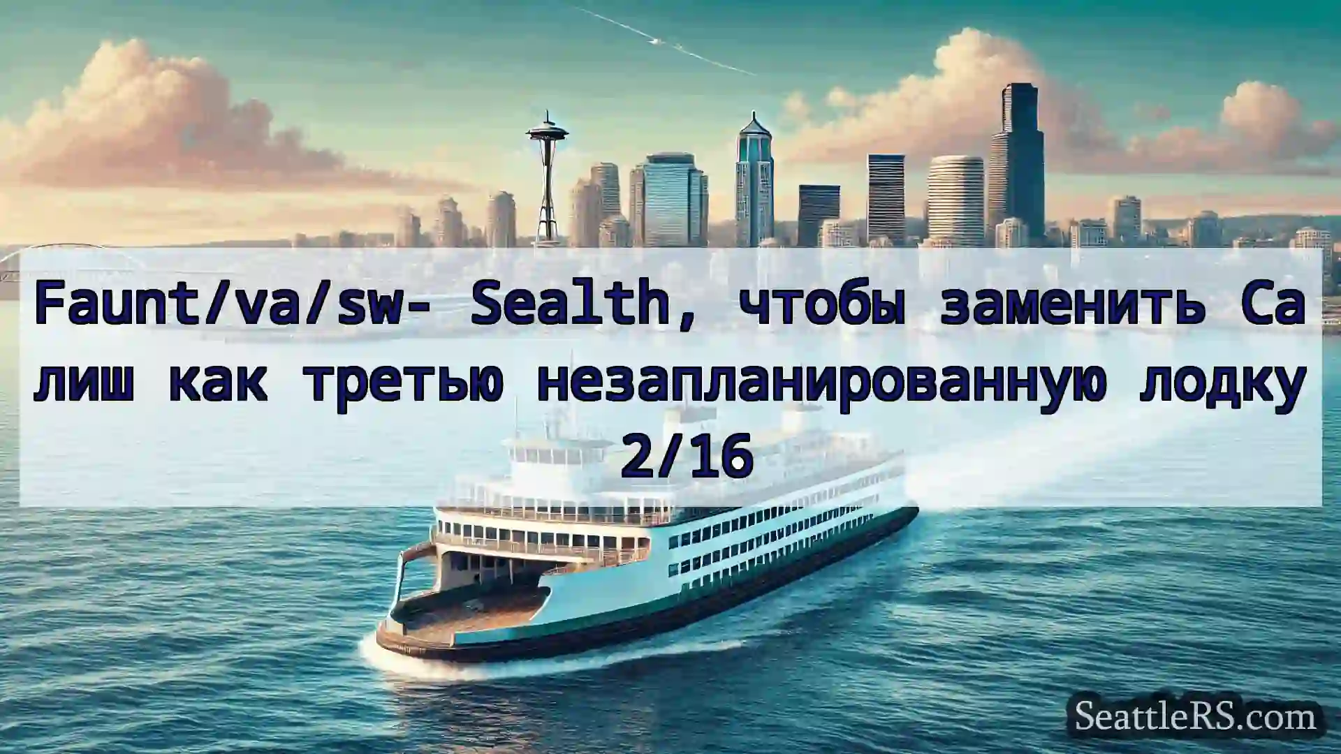 Faunt/va/sw- Sealth, чтобы заменить Салиш как