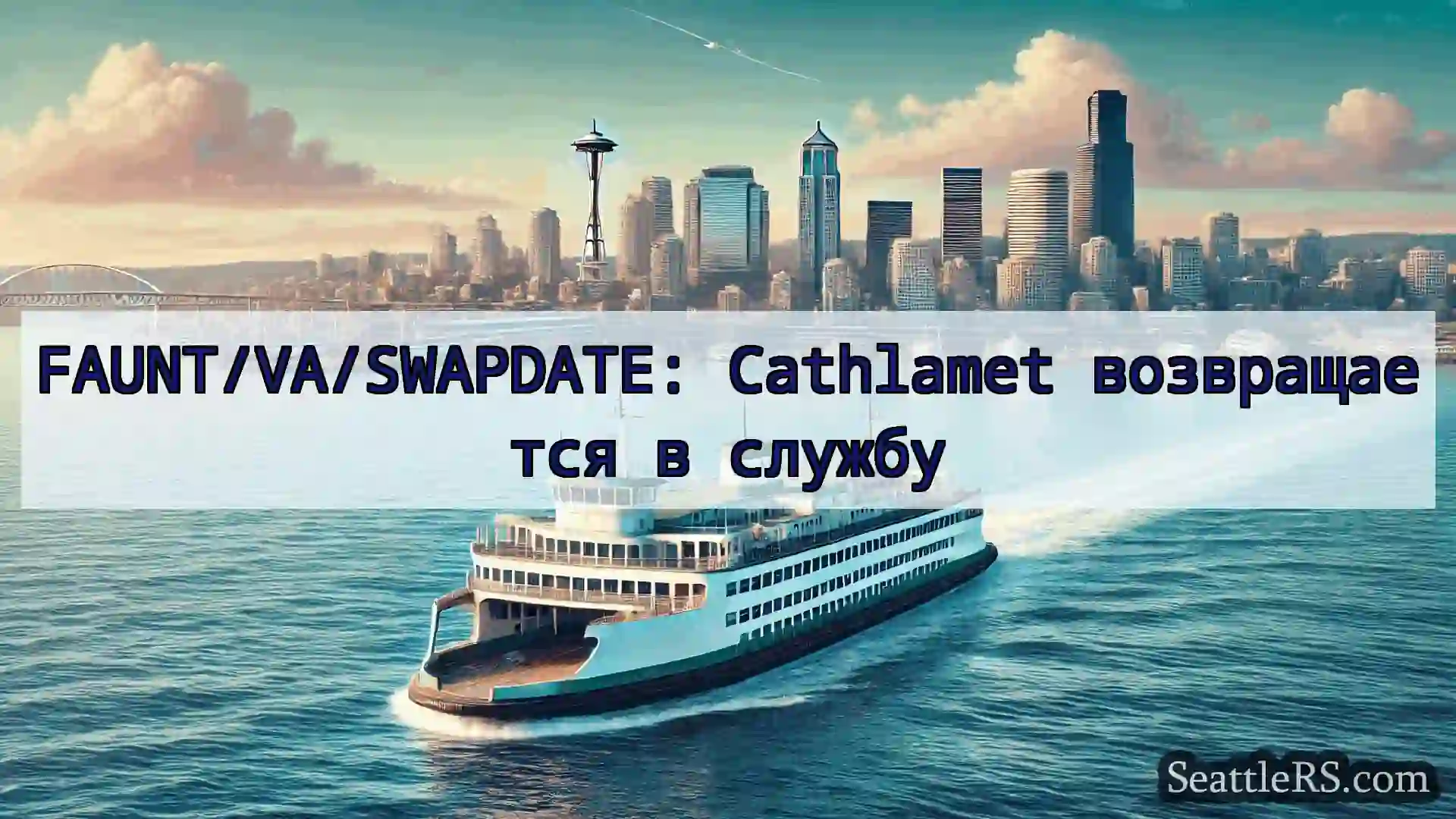 FAUNT/VA/SWAPDATE: Cathlamet возвращается в