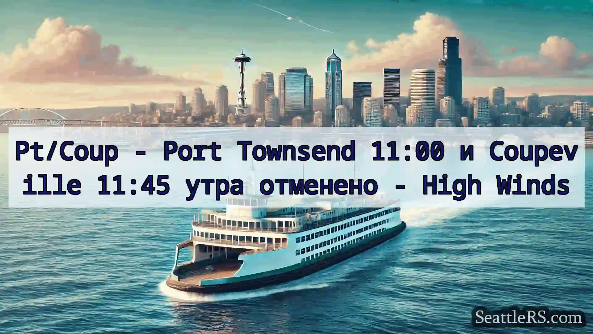Pt/Coup - Port Townsend 11:00 и Coupeville 11:45