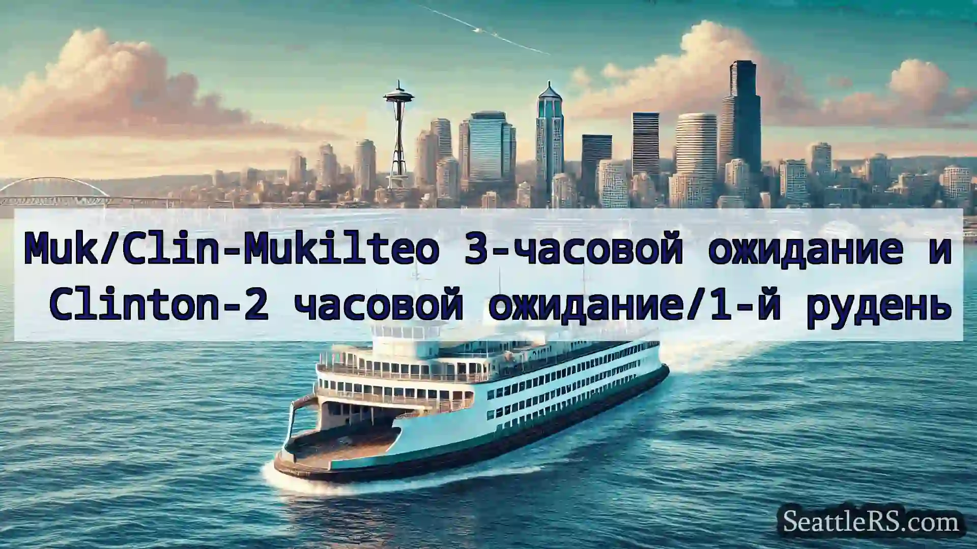 Muk/Clin-Mukilteo 3-часовой ожидание и Clinton-2
