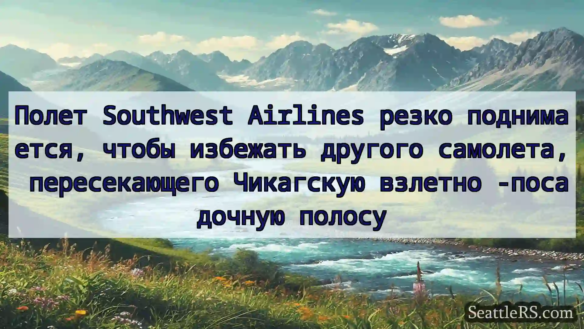 Полет Southwest Airlines резко поднимается, чтобы