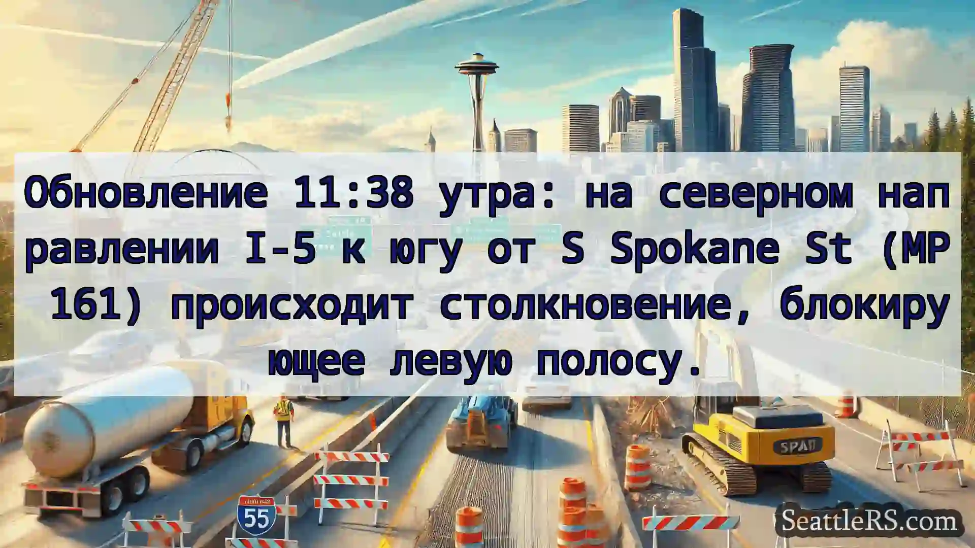 Обновление 11:38 утра: на северном направлении