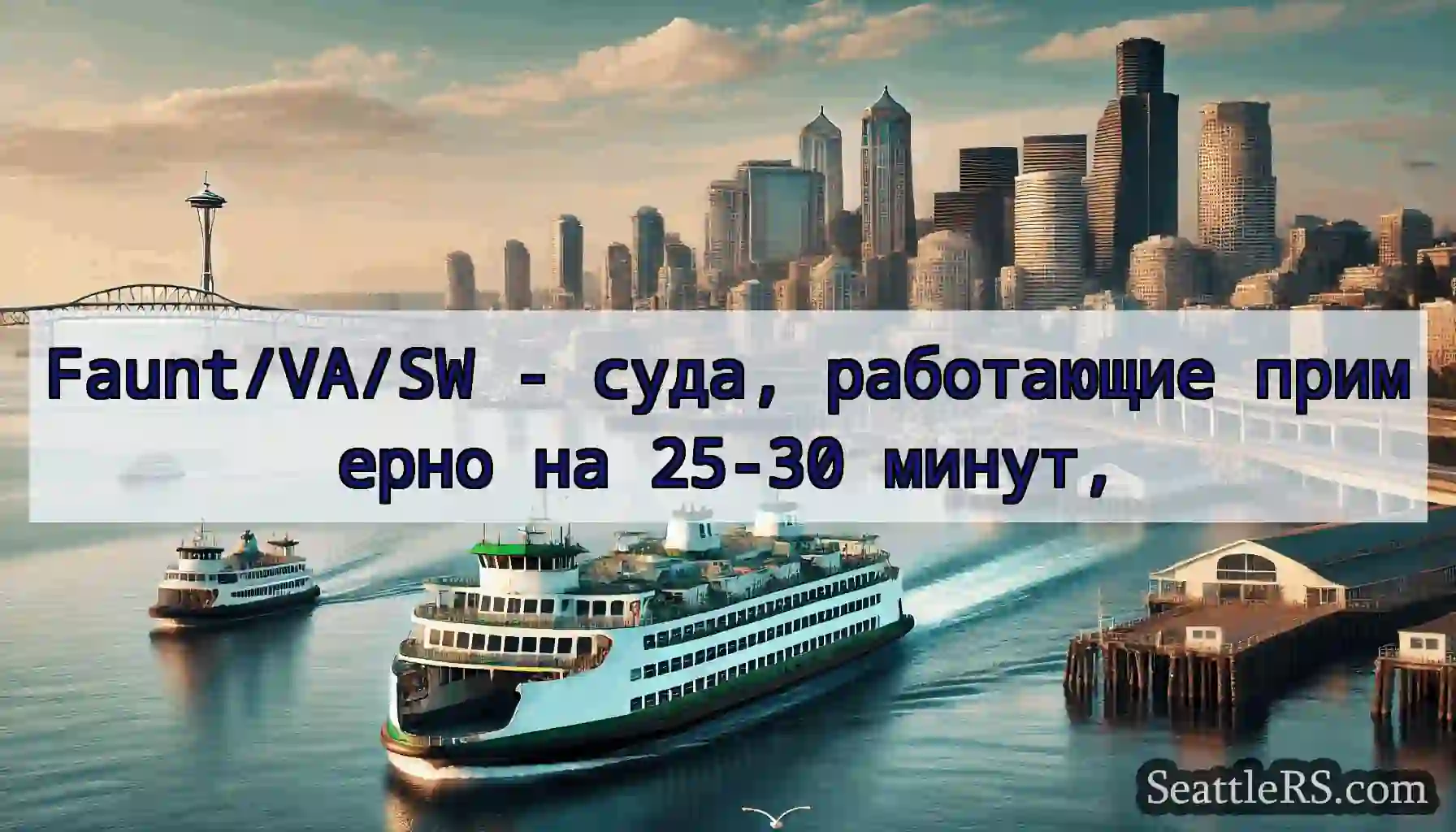 Faunt/VA/SW - суда, работающие примерно на 25-30