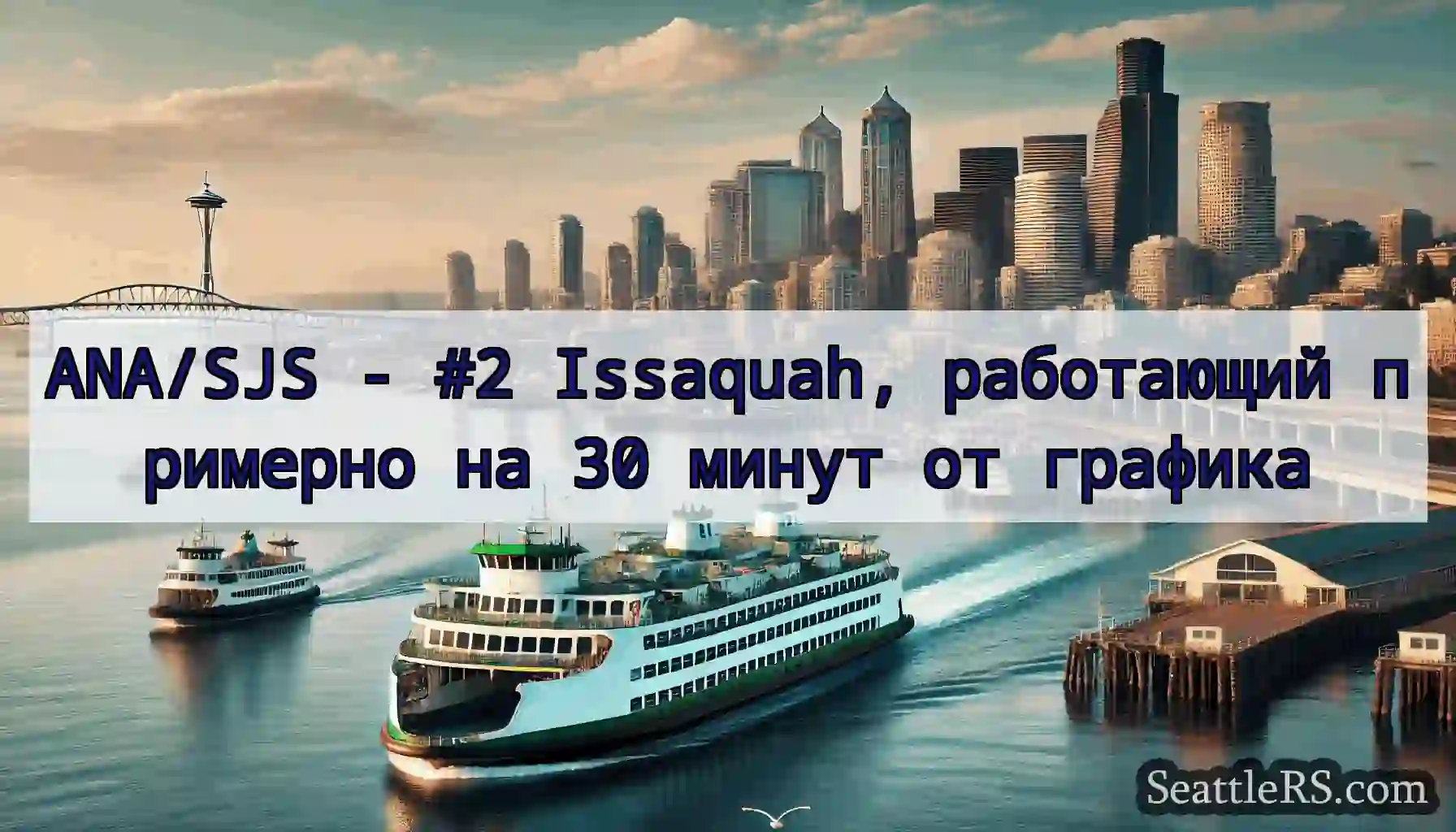 ANA/SJS - #2 Issaquah, работающий примерно на 30