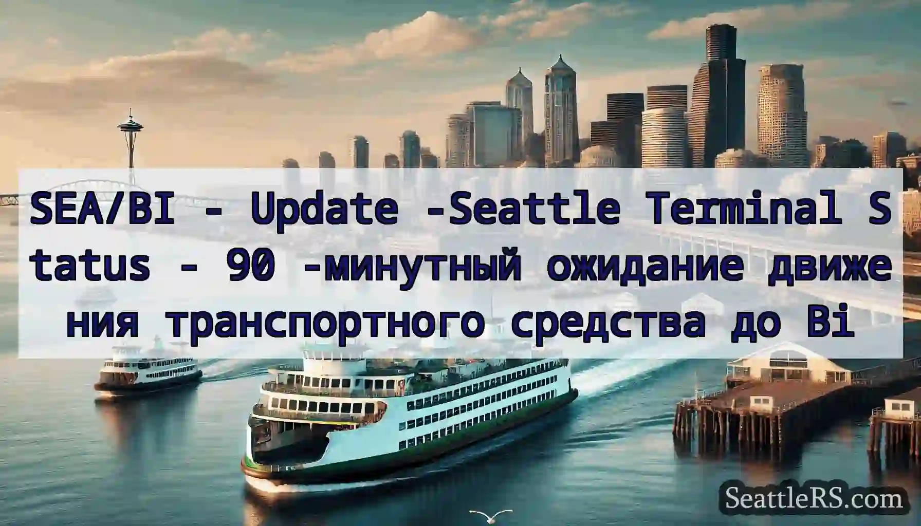 SEA/BI - Update -Seattle Terminal Status - 90