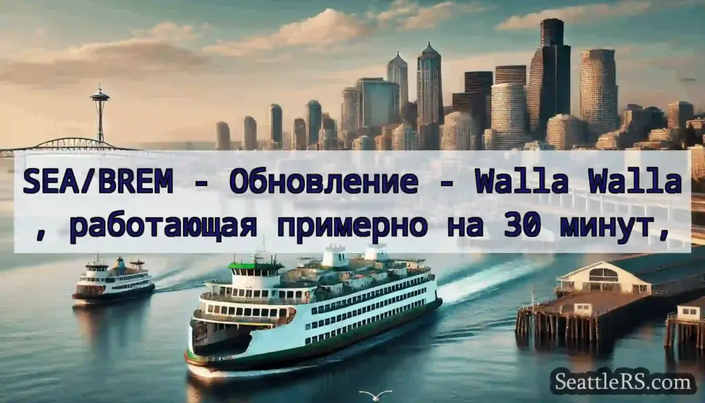 SEA/BREM - Обновление - Walla Walla, работающая