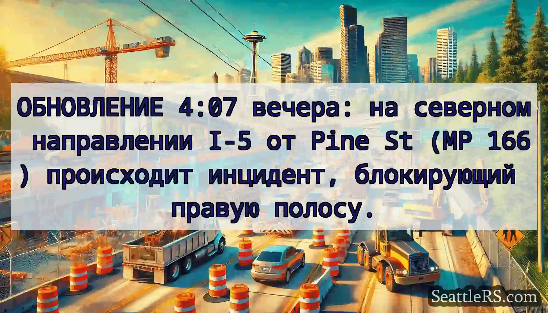 ОБНОВЛЕНИЕ 4:07 вечера: на северном направлении