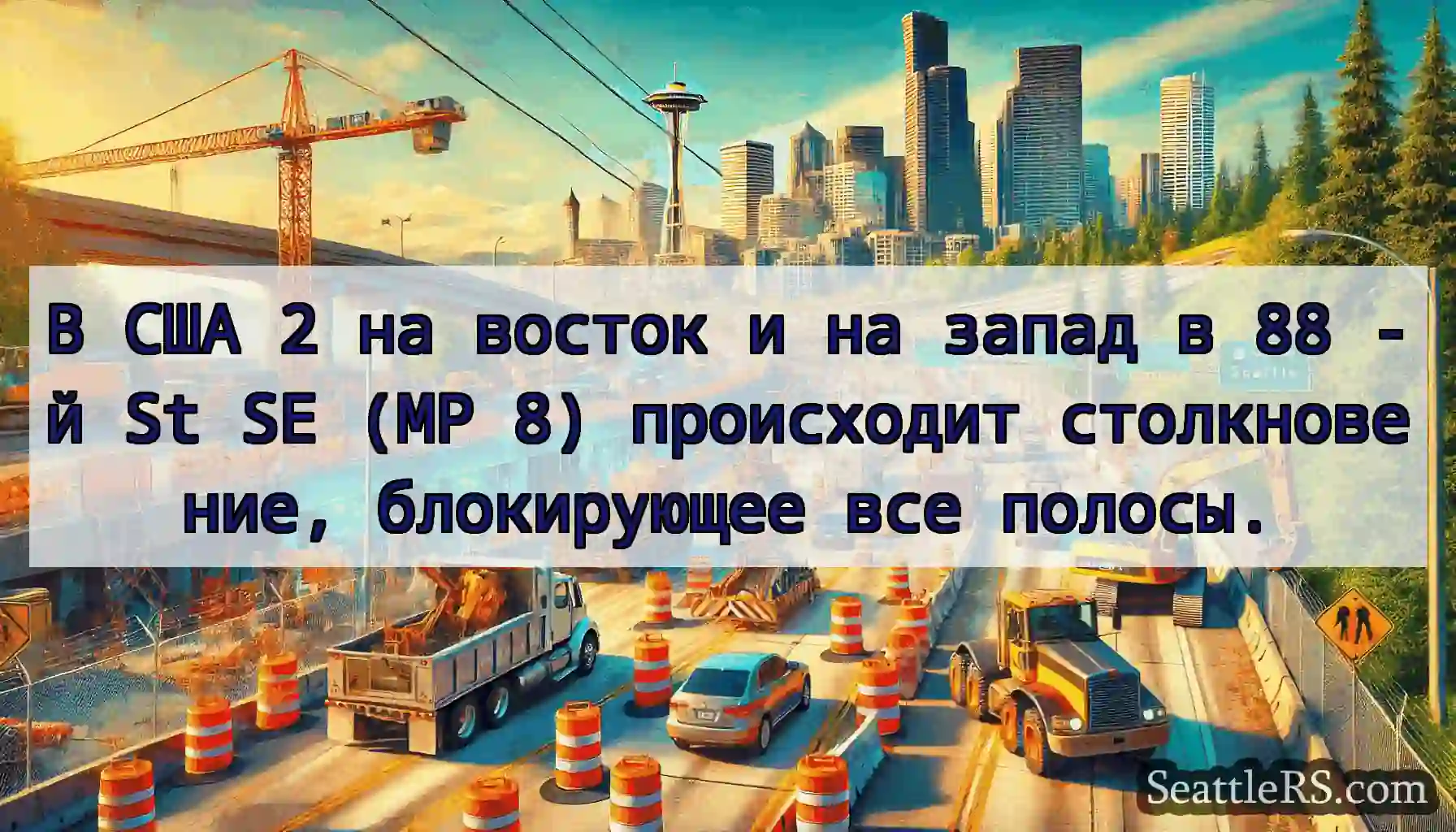 В США 2 на восток и на запад в 88 -й St SE (MP 8)