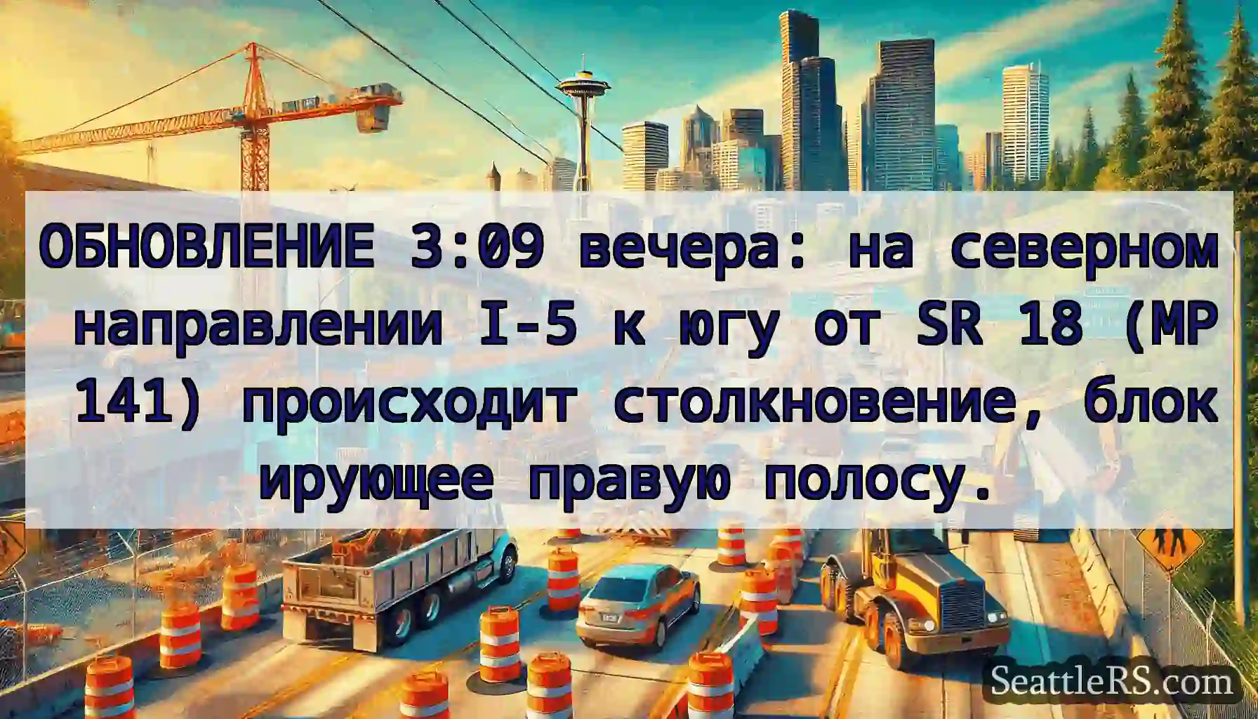 ОБНОВЛЕНИЕ 3:09 вечера: на северном направлении