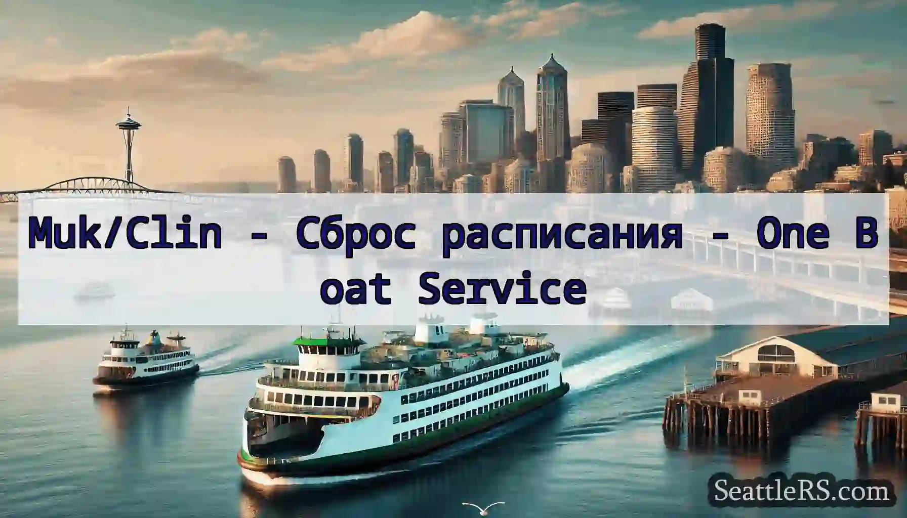 Muk/Clin - Сброс расписания - One Boat Service