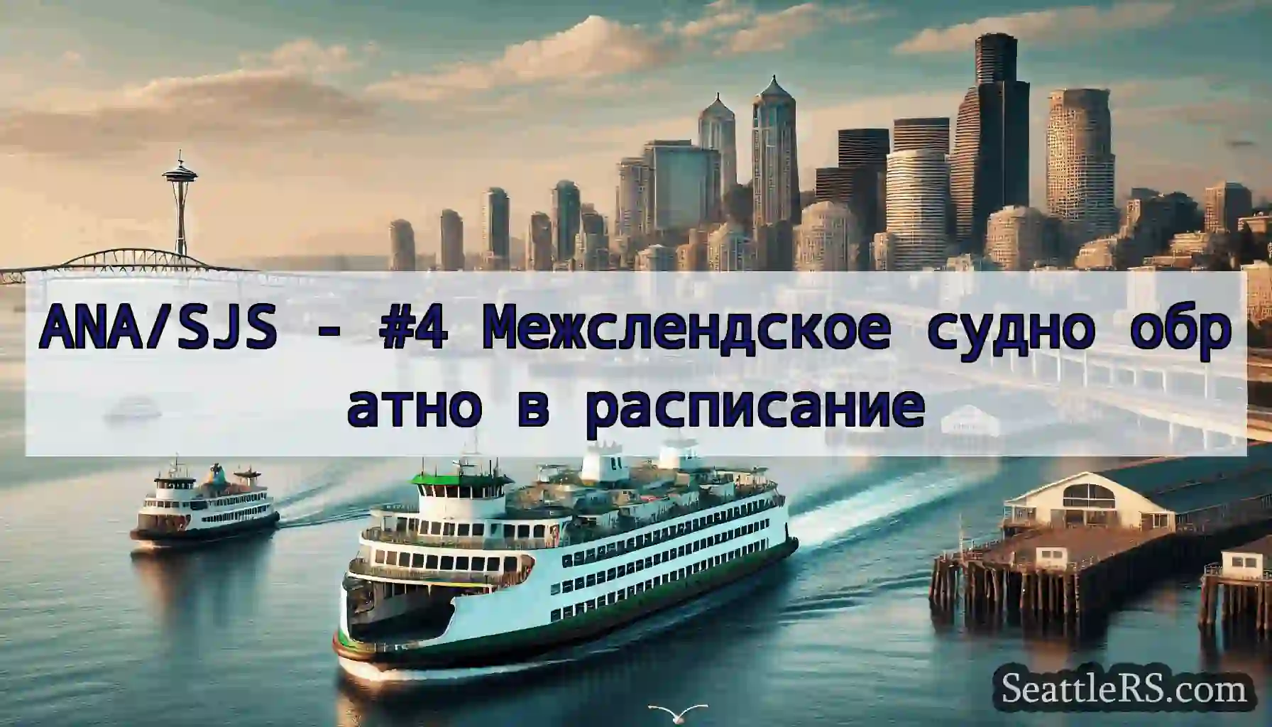 ANA/SJS - #4 Межслендское судно обратно в