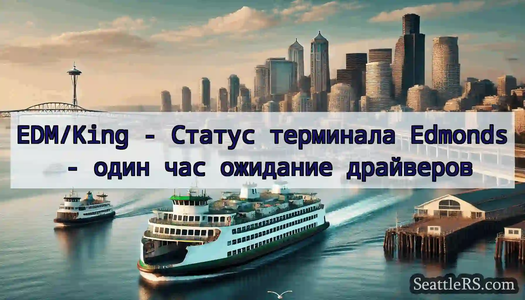 EDM/King - Статус терминала Edmonds - один час