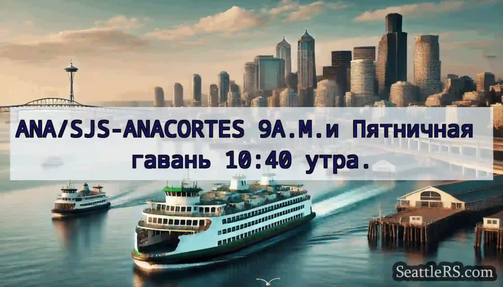 ANA/SJS-ANACORTES 9A.M.и Пятничная гавань 10:40