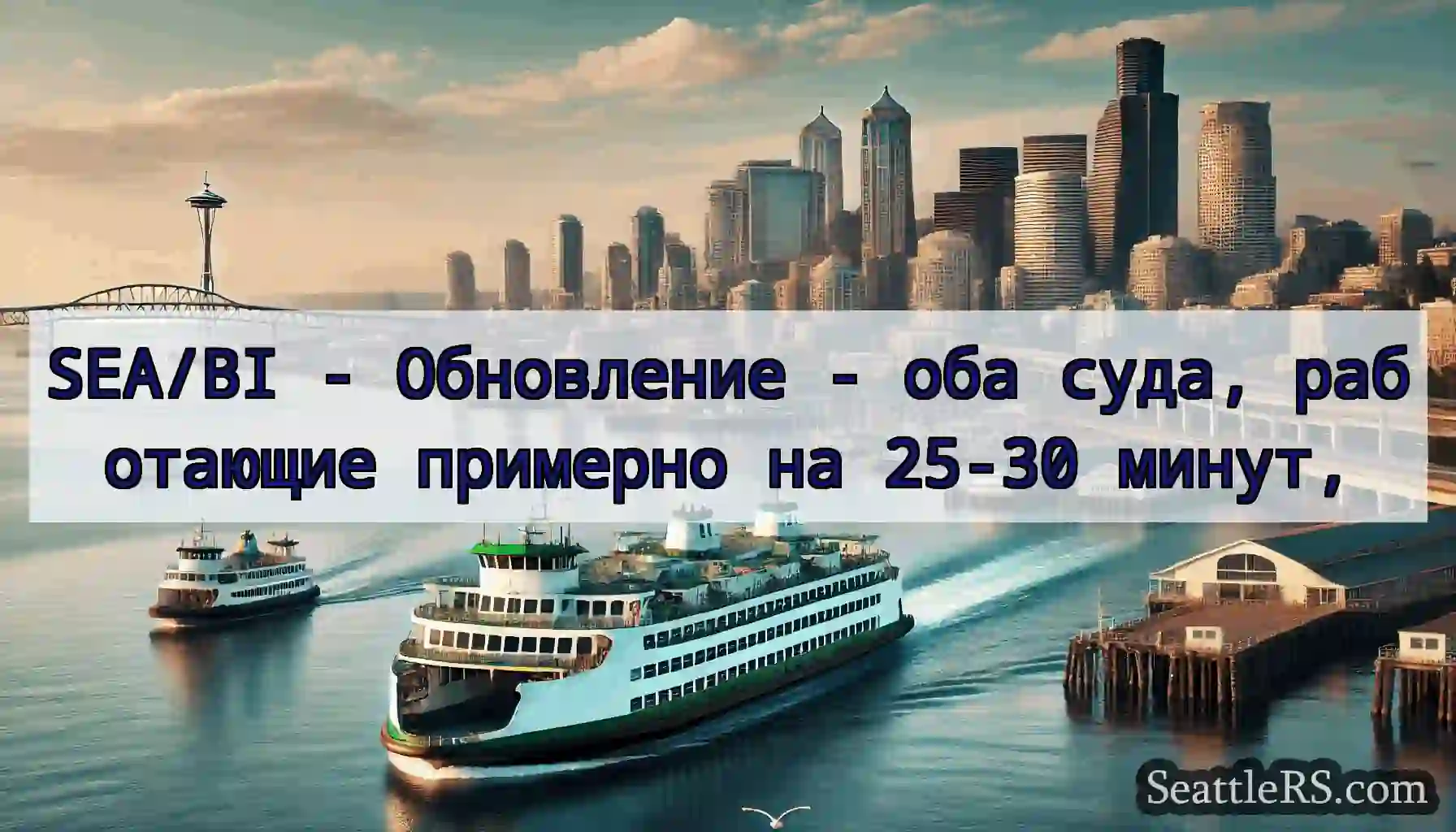 SEA/BI - Обновление - оба суда, работающие