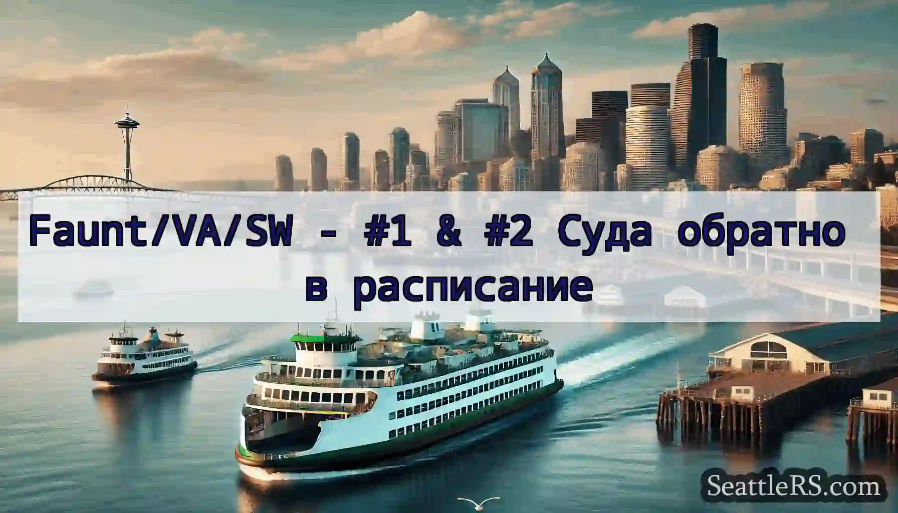 Faunt/VA/SW - #1 & #2 Суда обратно в расписание