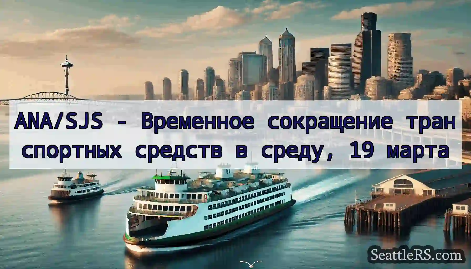 ANA/SJS - Временное сокращение транспортных