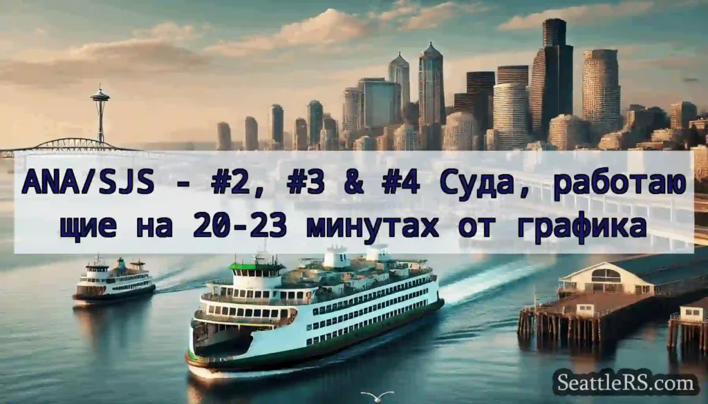 ANA/SJS - #2, #3 & #4 Суда, работающие на 20-23