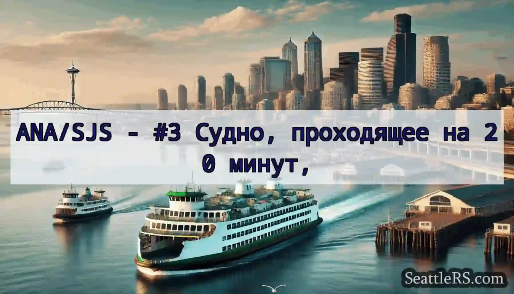 ANA/SJS - #3 Судно, проходящее на 20 минут,
