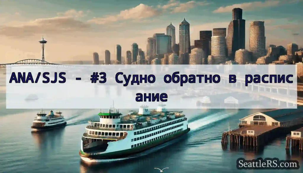 ANA/SJS - #3 Судно обратно в расписание