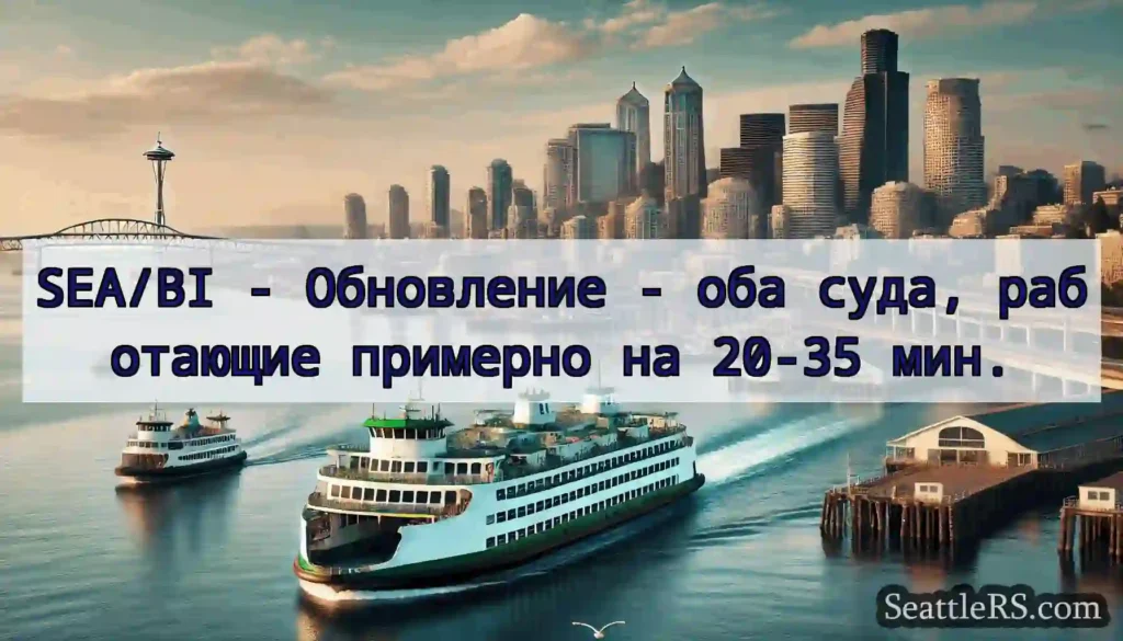 SEA/BI - Обновление - оба суда, работающие