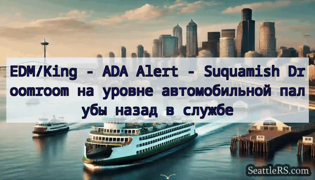 EDM/King - ADA Alert - Suquamish Droomroom на