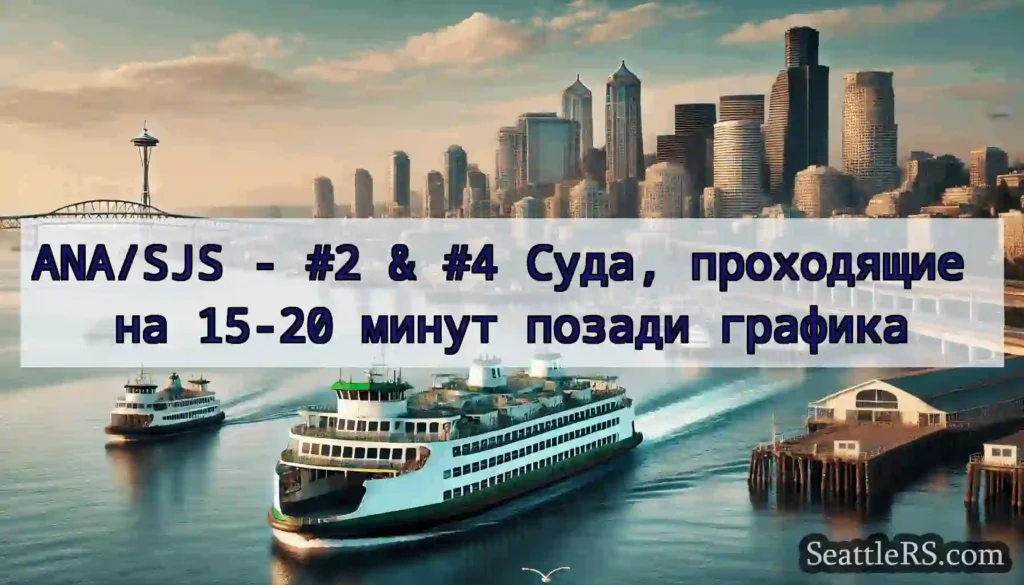 ANA/SJS - #2 & #4 Суда, проходящие на 15-20 минут