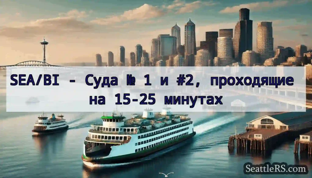 SEA/BI - Суда № 1 и #2, проходящие на 15-25