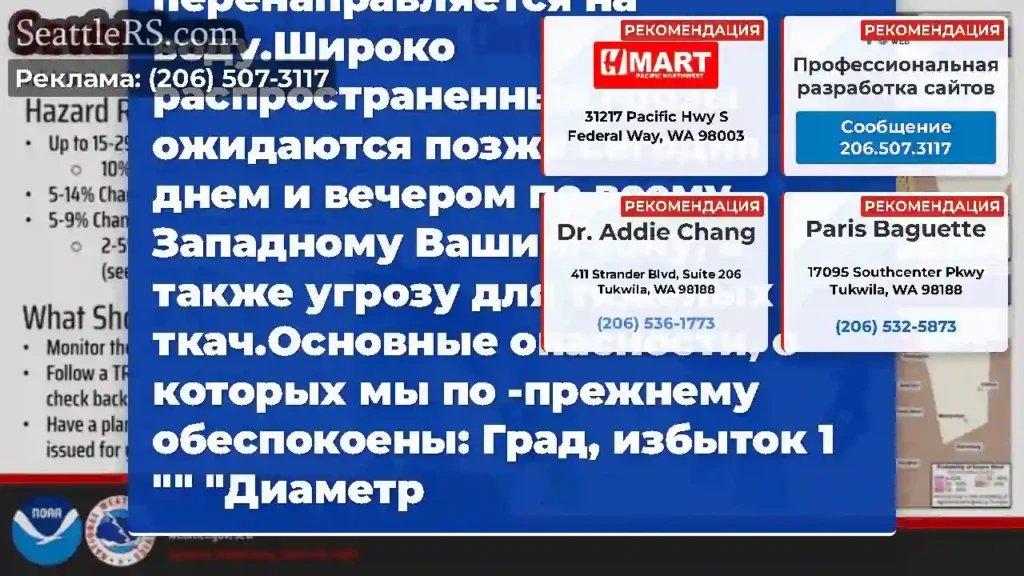 У нас есть потенциал для противной погоды сегодня