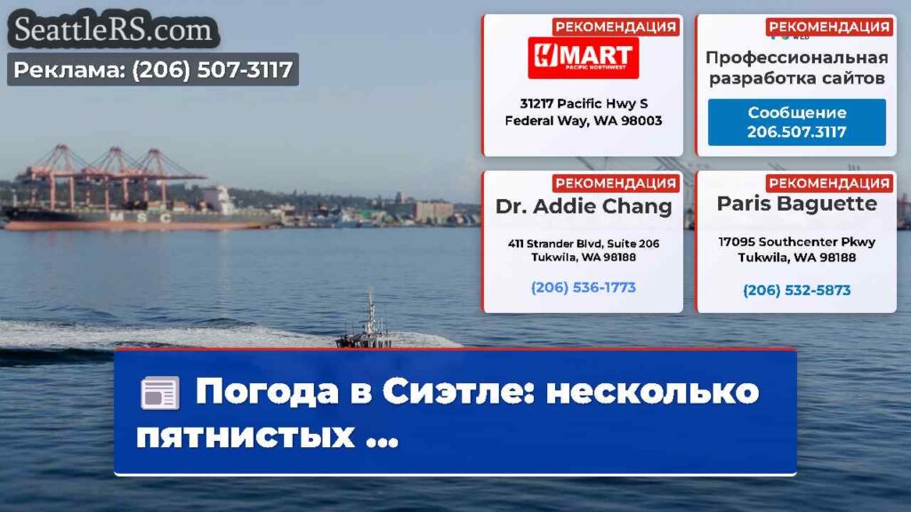 Погода в Сиэтле: несколько пятнистых ...